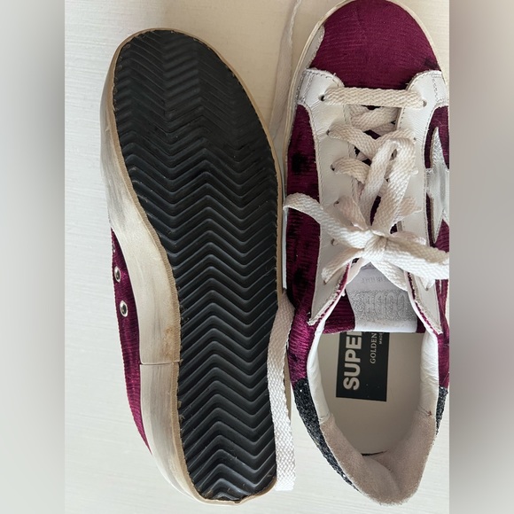 Golden Goose superstar raspberry velvet size 36 - Picture 2 of 4